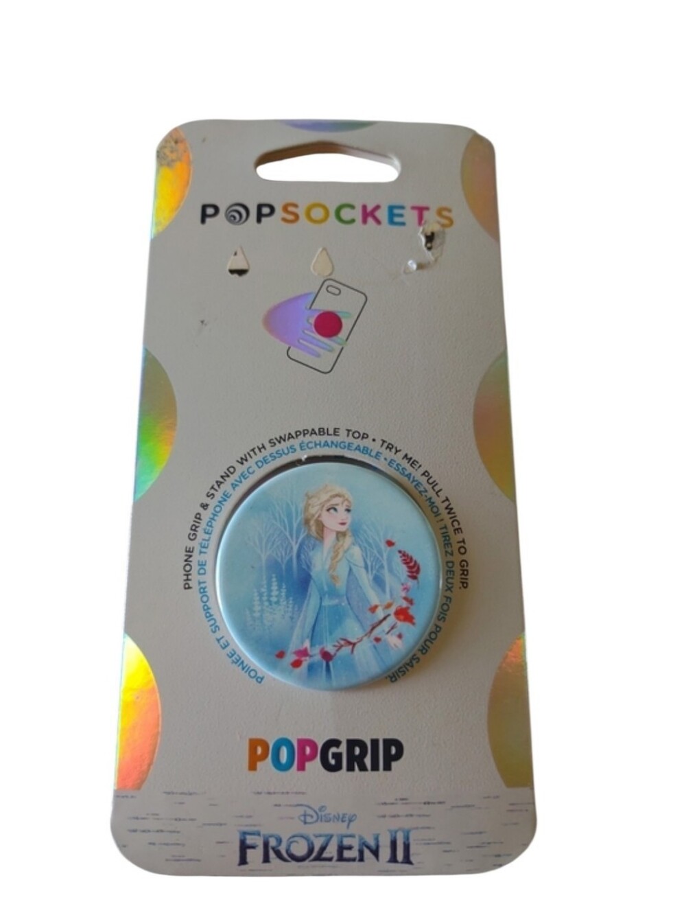 PopSockets POPGRIP Disney Frozen II Elsa Phone Grip - Blue